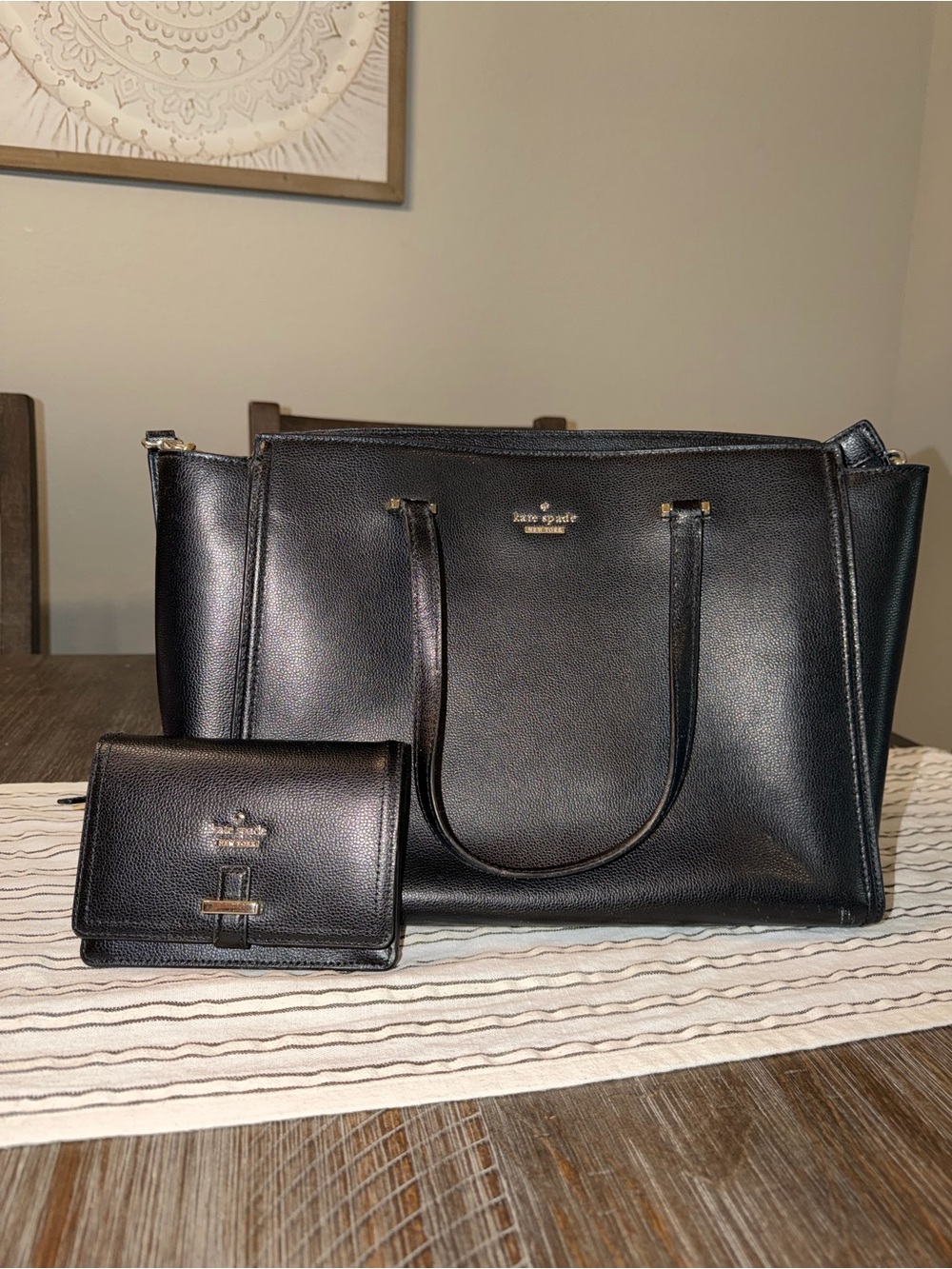 Kate Spade Patterson Drive Geraldine Satchel AND Wallet set